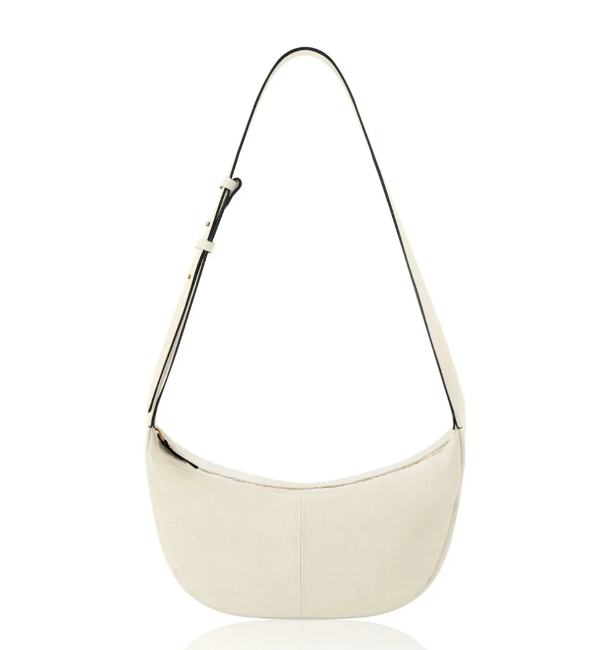 Cream Crossbody Wide Strap Swing Bag - Image 4